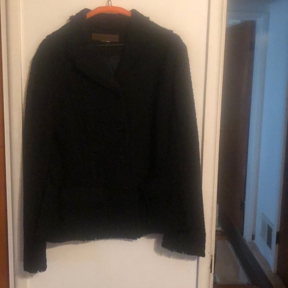 Women preowned Black jacket size (M) - Picture 2 of 5